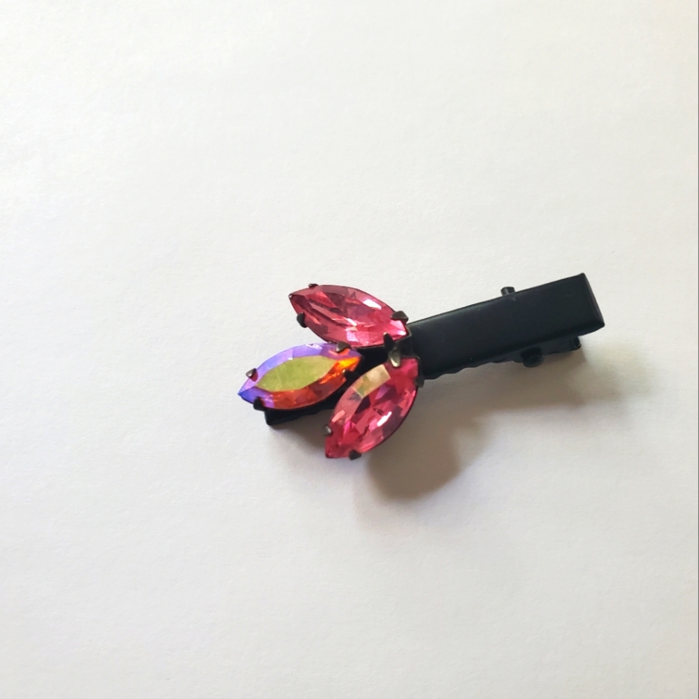 Vintage Jeweled Hair Clips